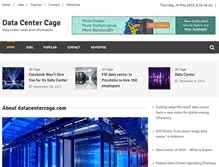 Tablet Screenshot of datacentercage.com